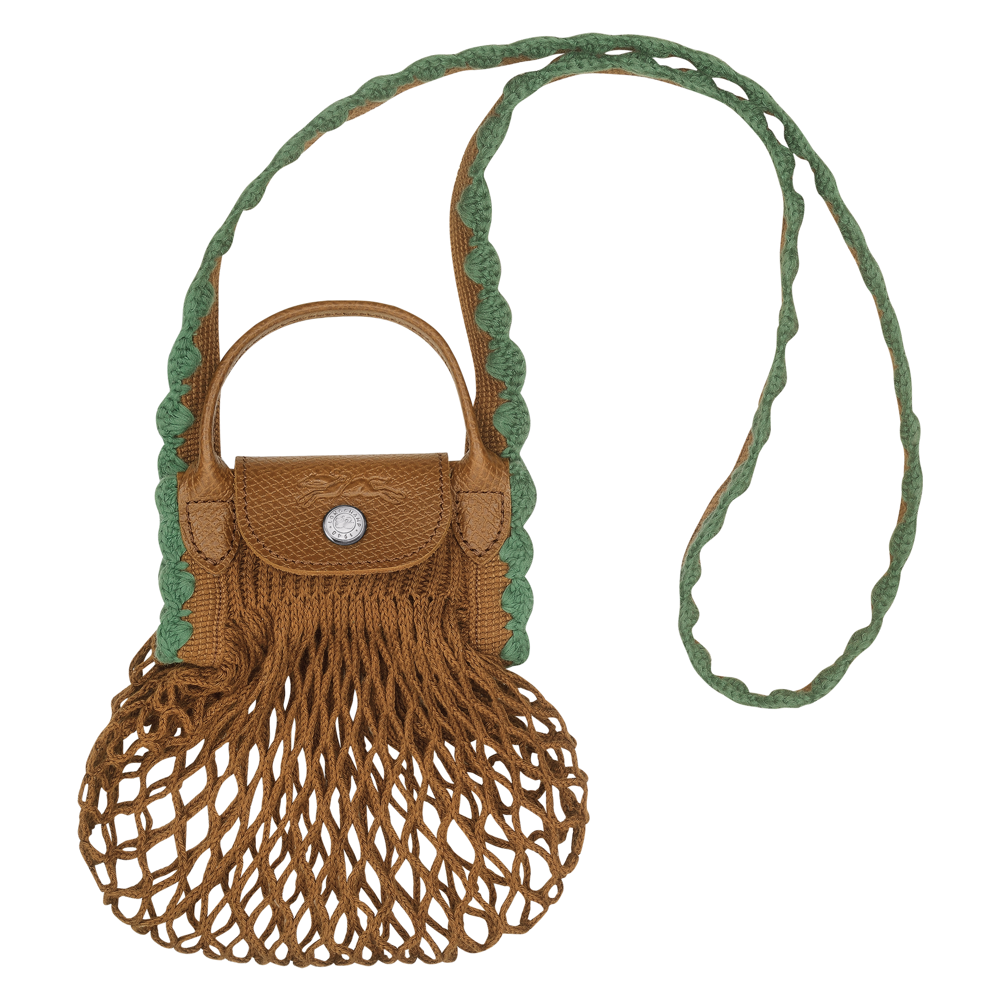 Le Pliage Collection XS Mesh bag / Tobacco - Canvas