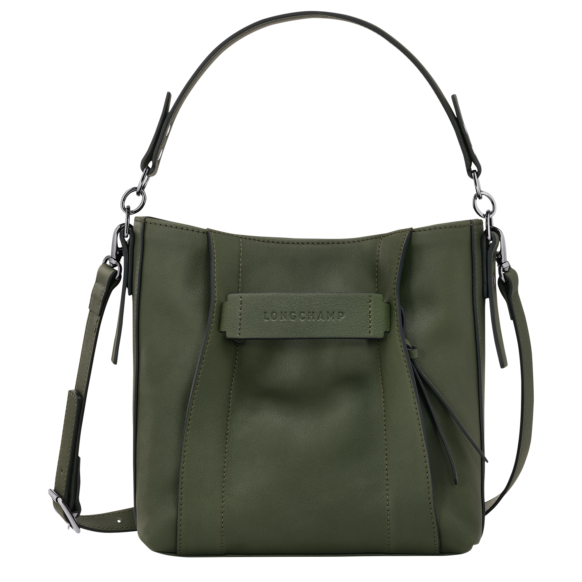 Longchamp 3D S Crossbody bag / Khaki - Leather