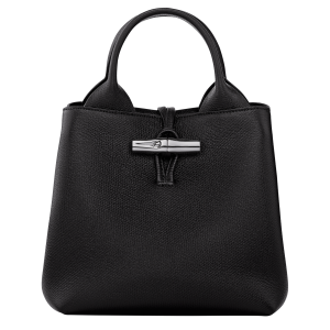 Le Roseau S Handbag / Black - Leather