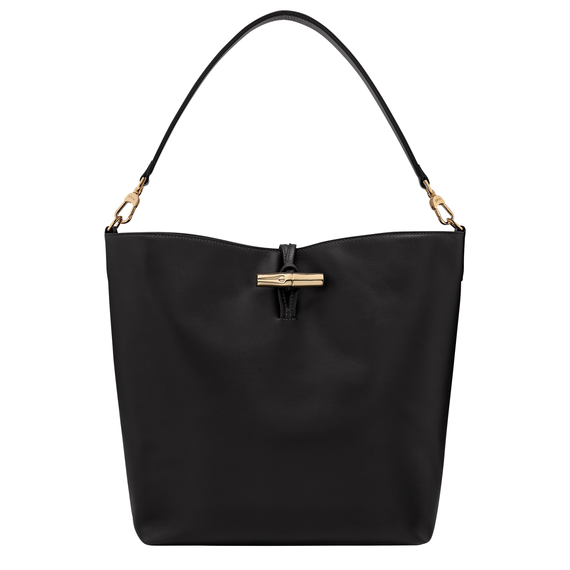 Le Roseau M Hobo bag / Black - Leather