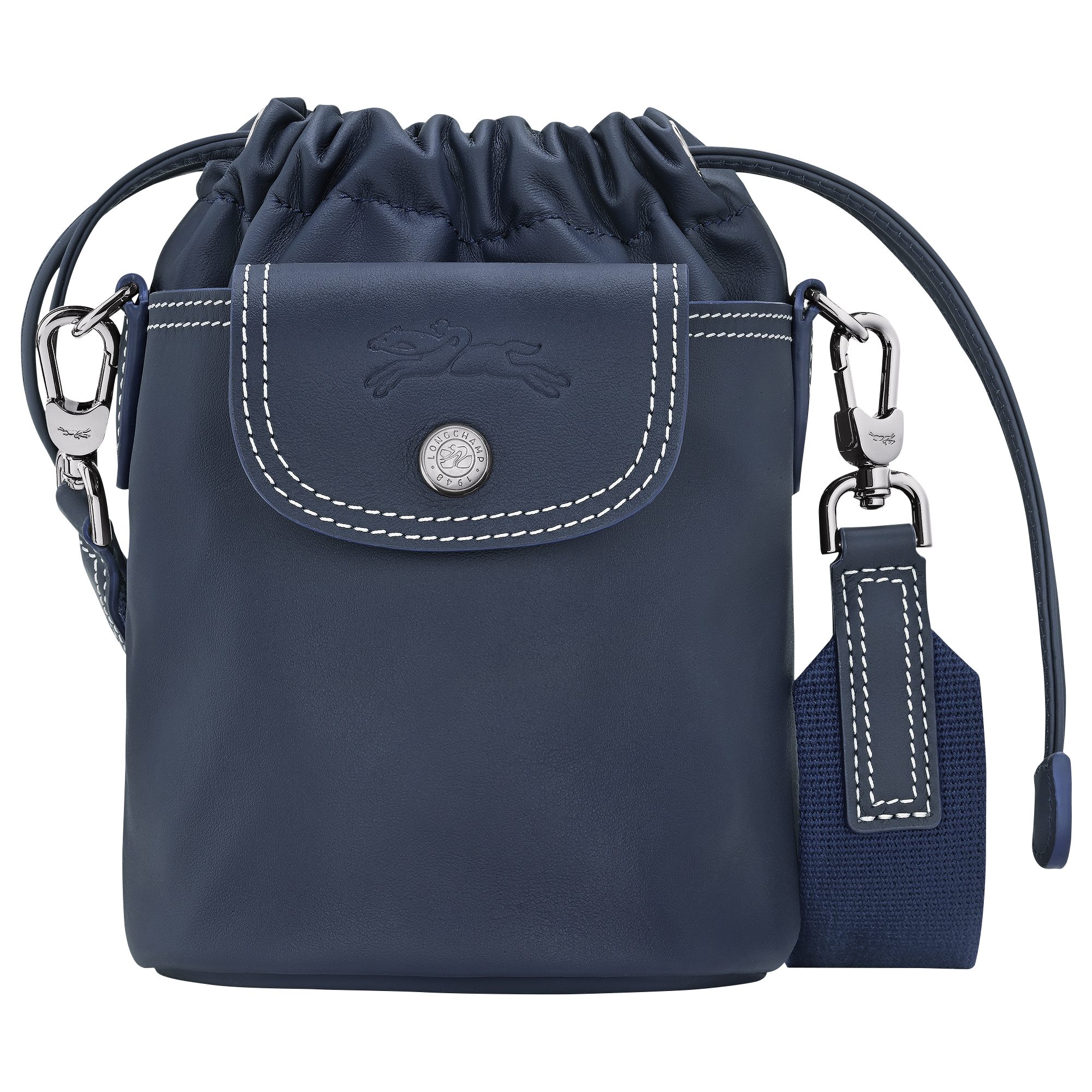 Le Pliage Xtra XS Bucket bag / Navy - Leather