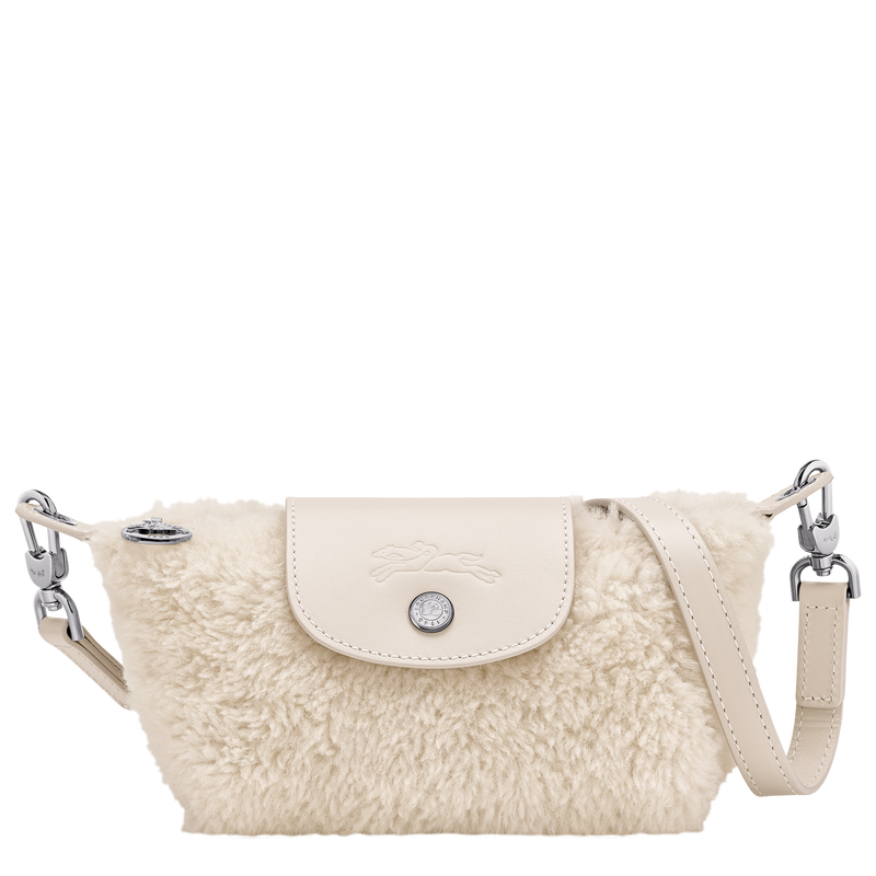 Le Pliage Xtra XS Pouch / Ecru - Leather