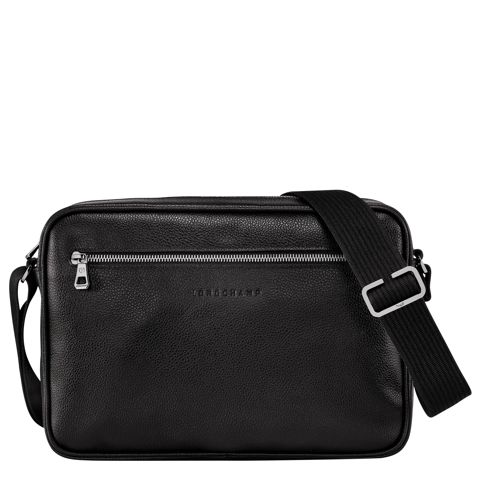 Le Foulonné M Camera bag / Black - Leather