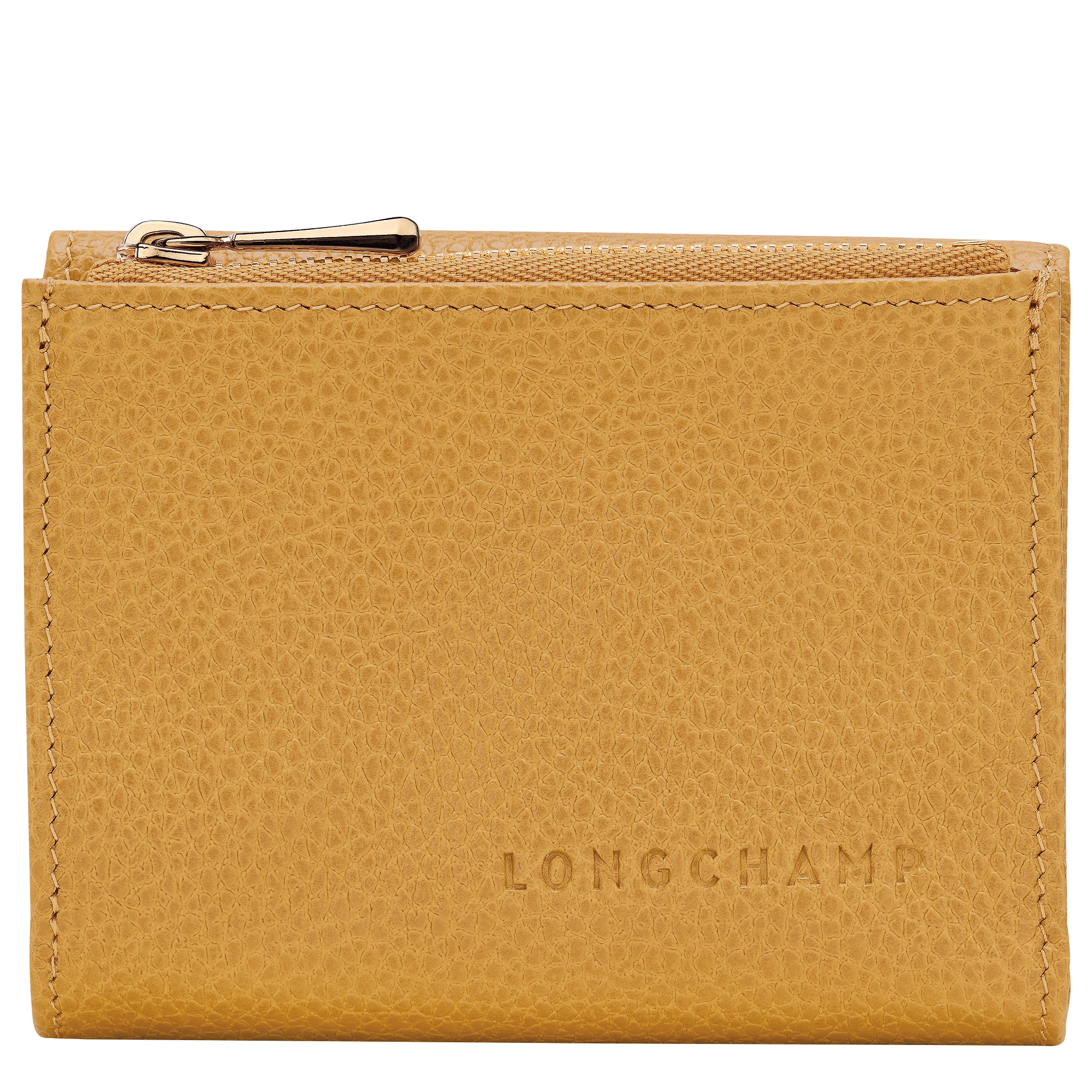 Le Foulonné Compact wallet / Nutmeg - Leather