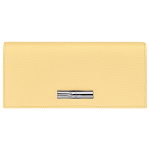 Le Roseau Long continental wallet / Yellow Chick - Leather