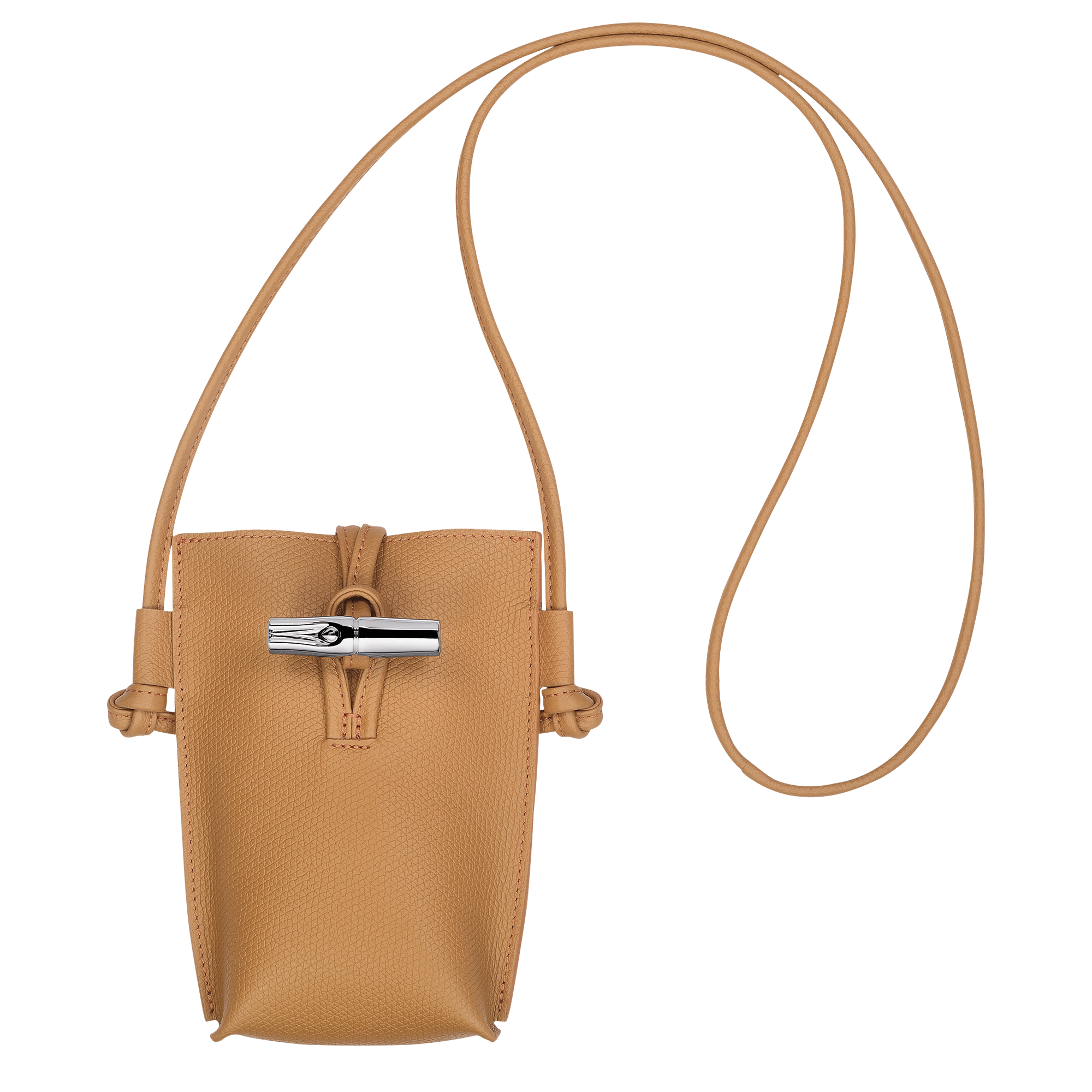 Le Roseau Phone case / Walnut - Leather