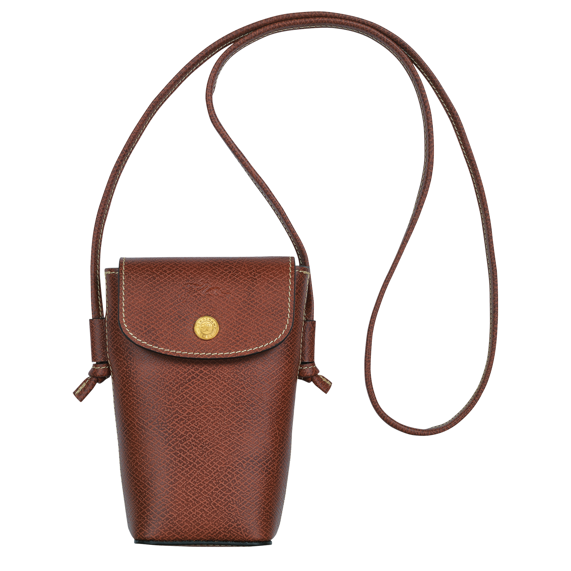 Épure Phone case with leather lace / Brown - Leather