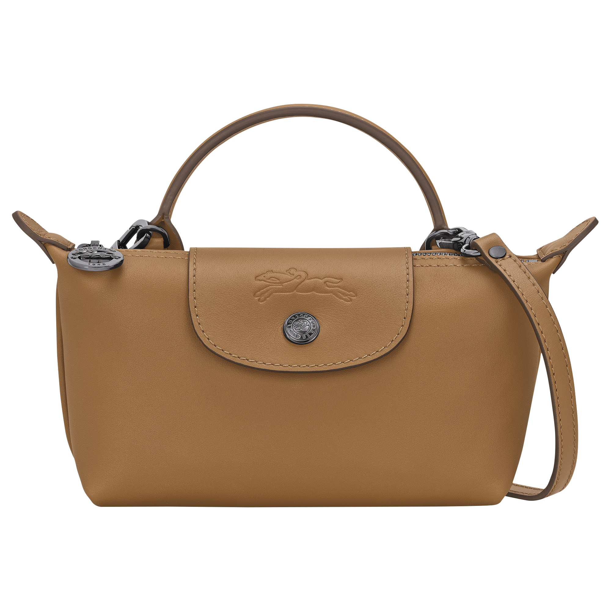 Le Pliage Xtra XS Pouch / Tobacco - Leather