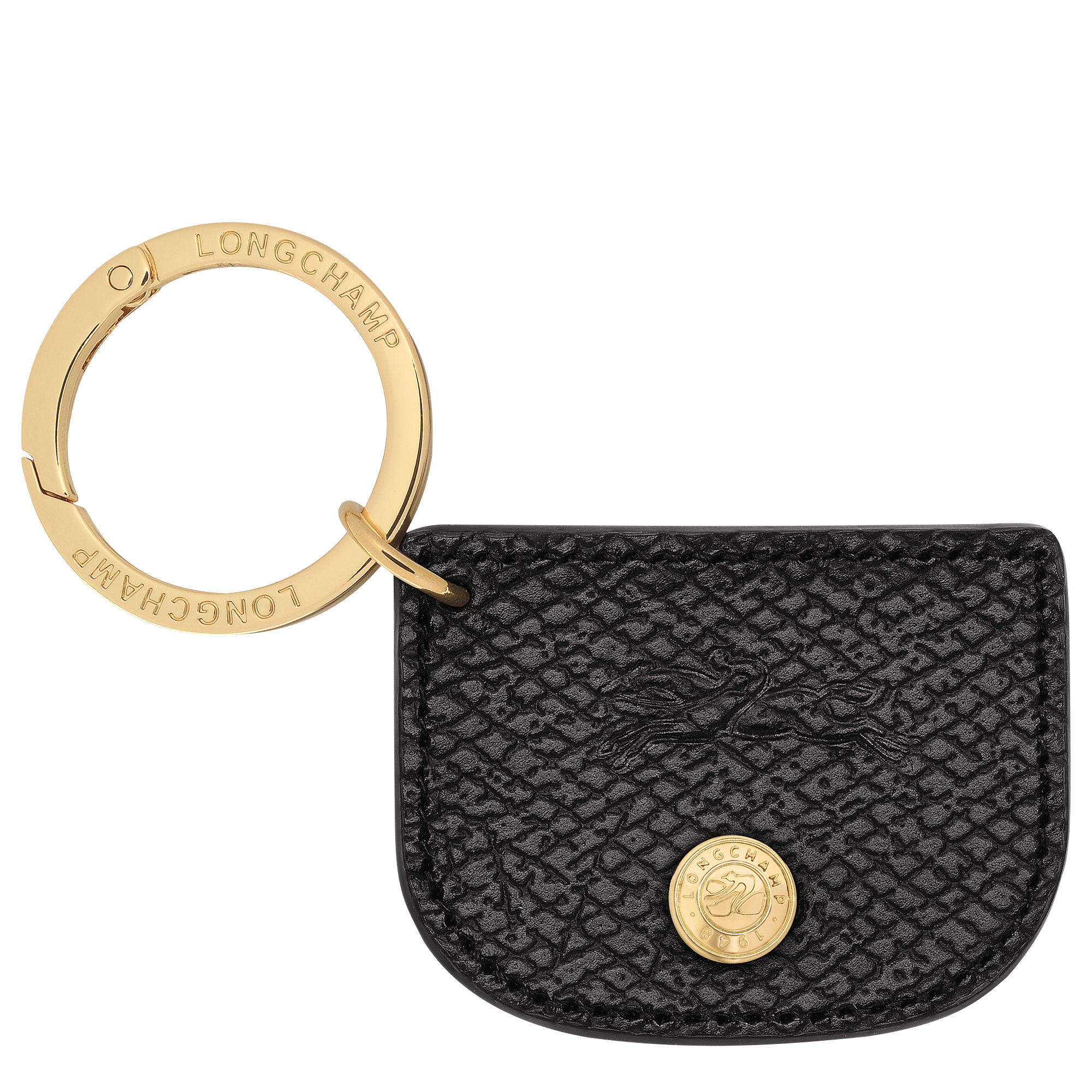 Épure Key ring / Black - Leather