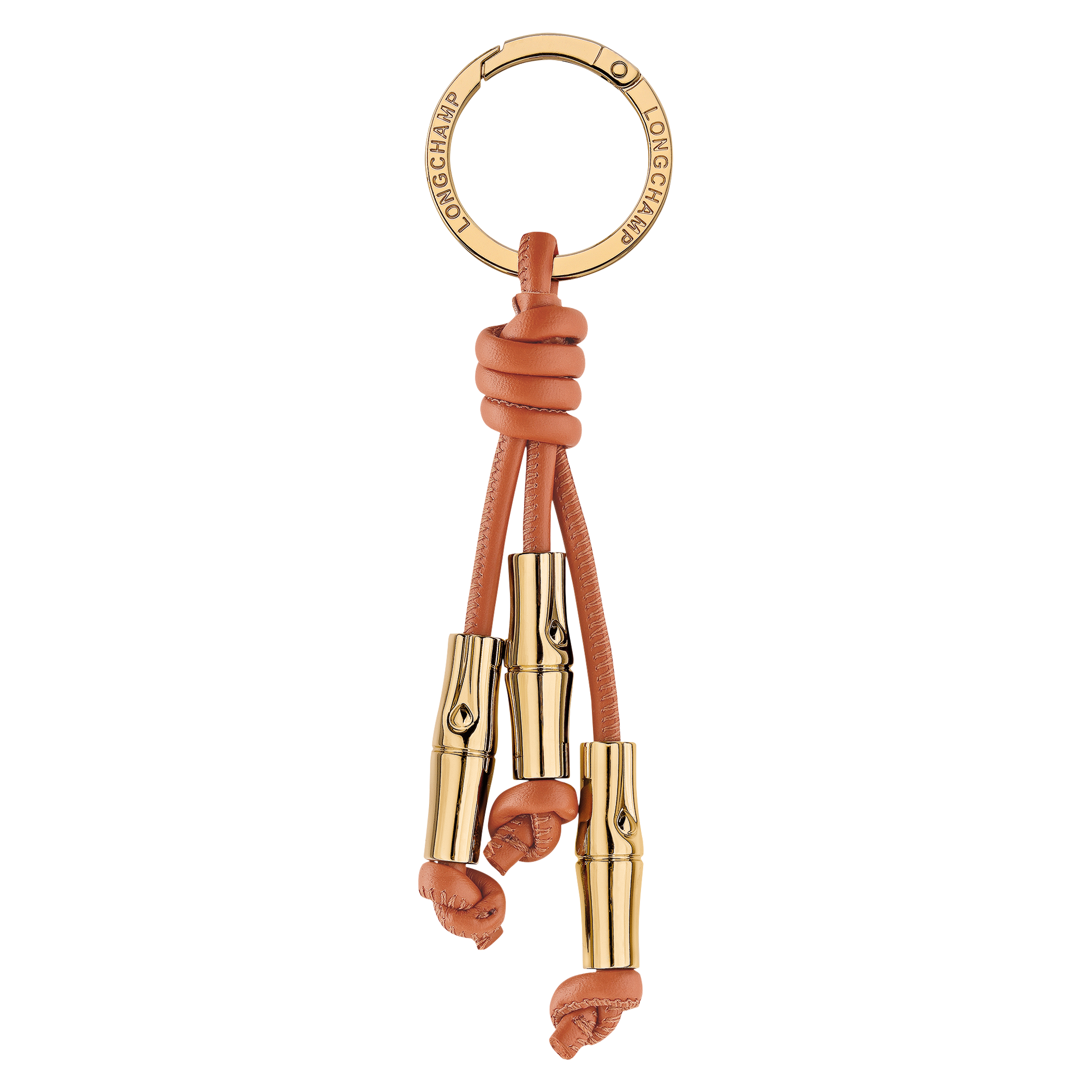 Le Roseau Key ring / Bark - Leather