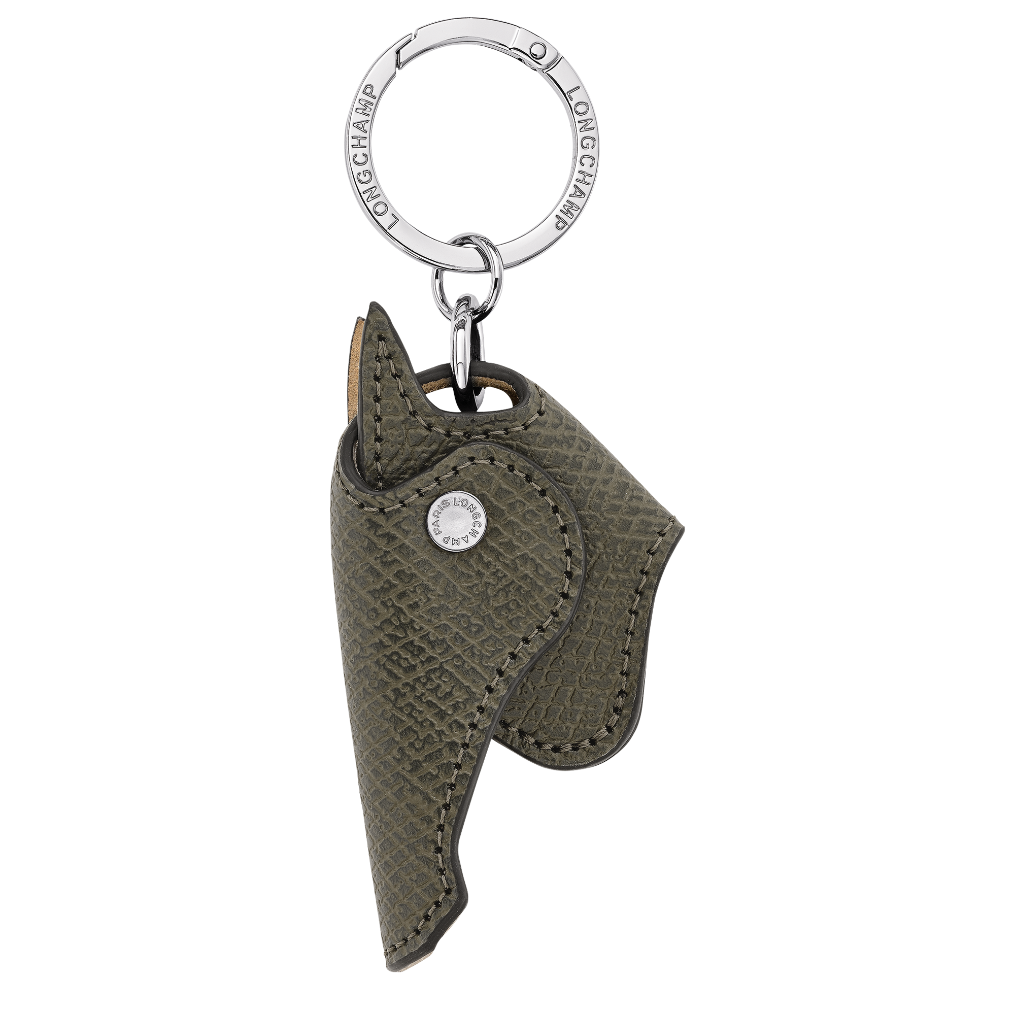 Key ring / Khaki - Leather