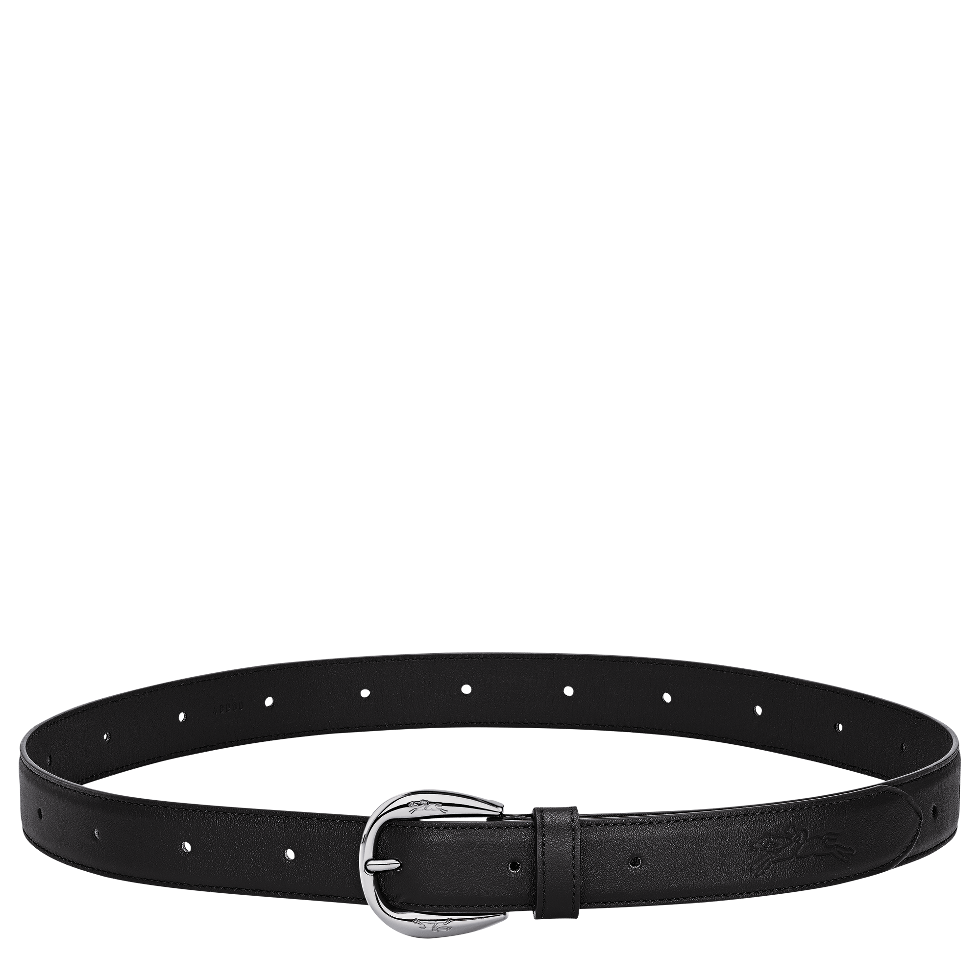 Le Pliage Xtra Ladies' belt / Black - Leather