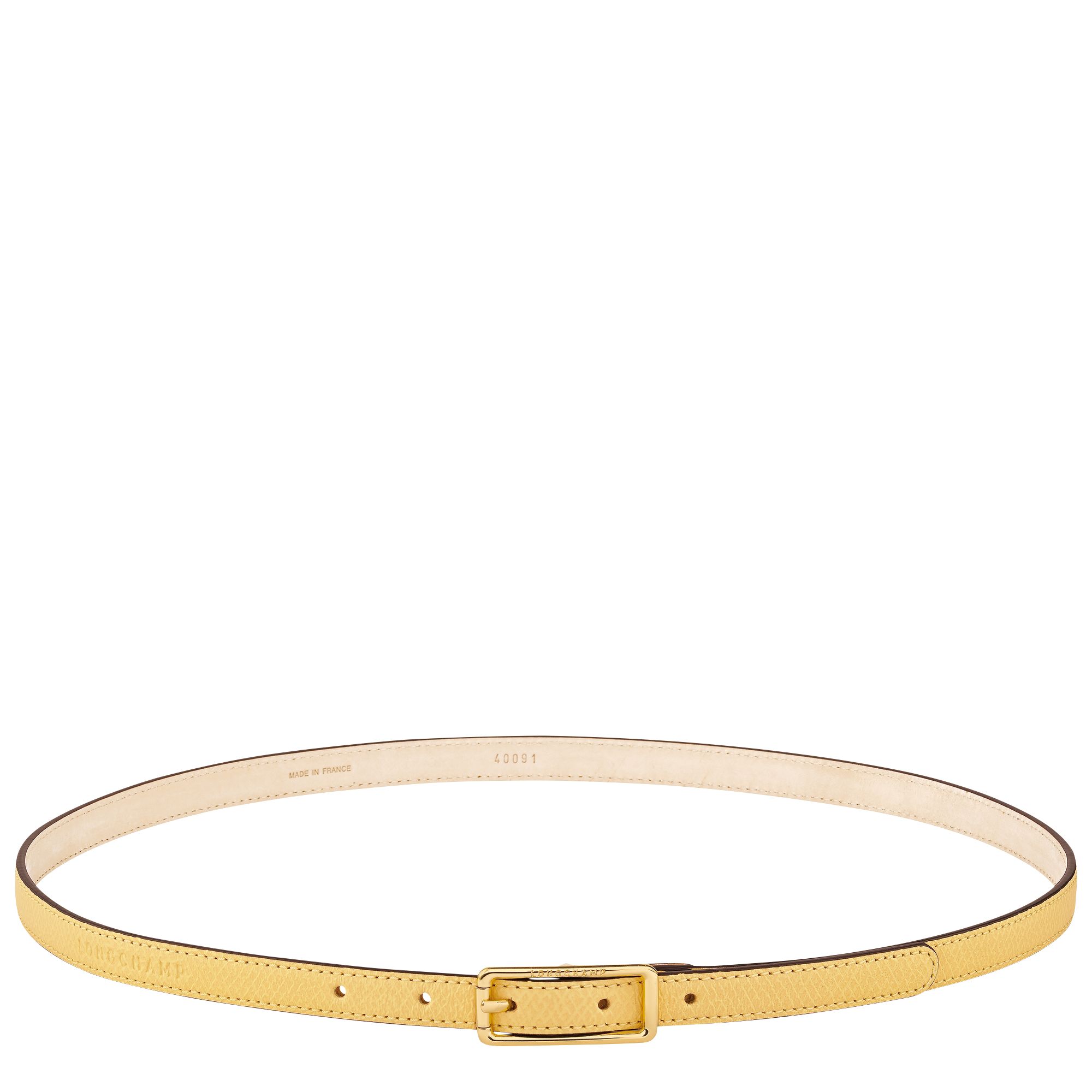 Épure Ladies' belt / Yellow Chick - Leather