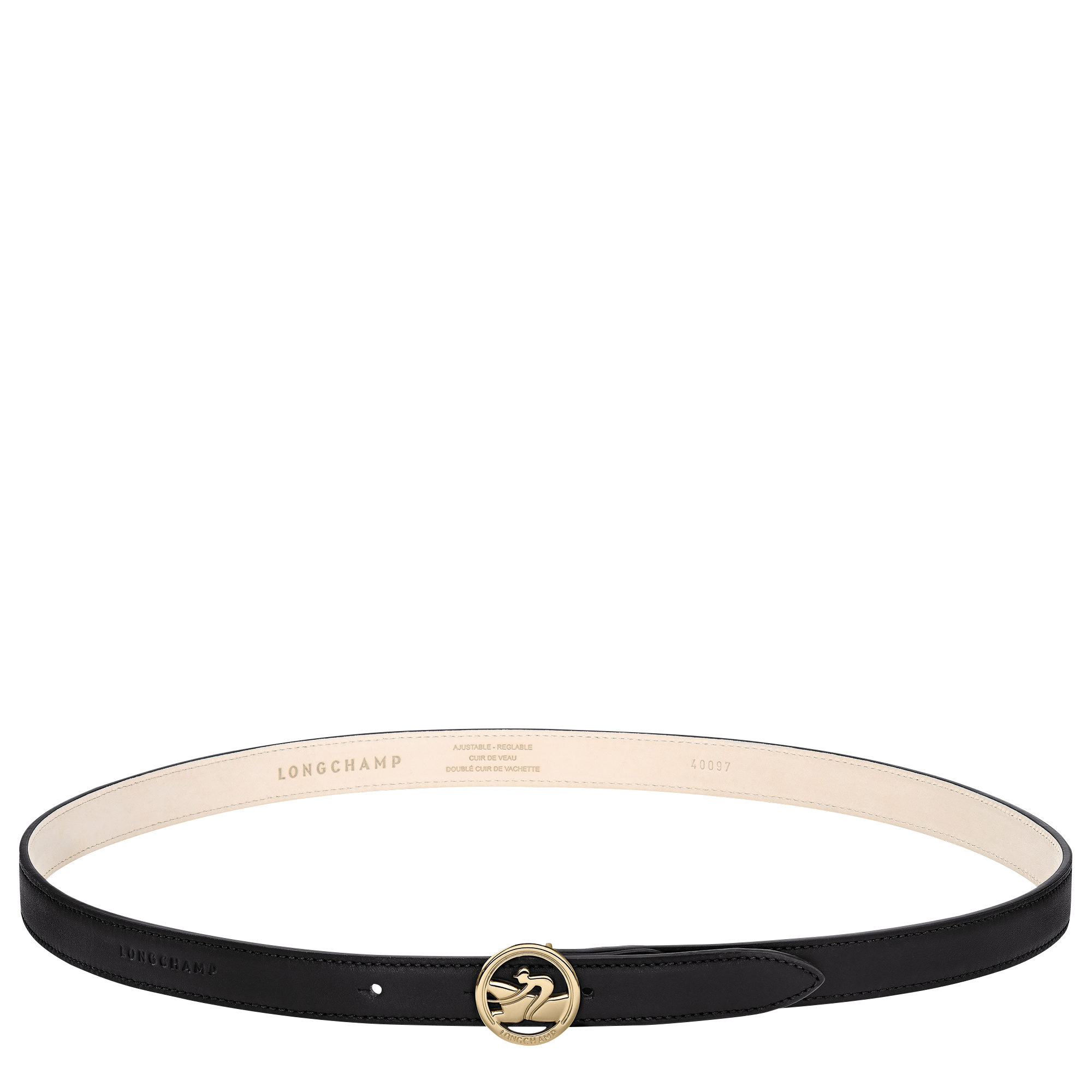 Archive Ladies' belt / Black - Leather