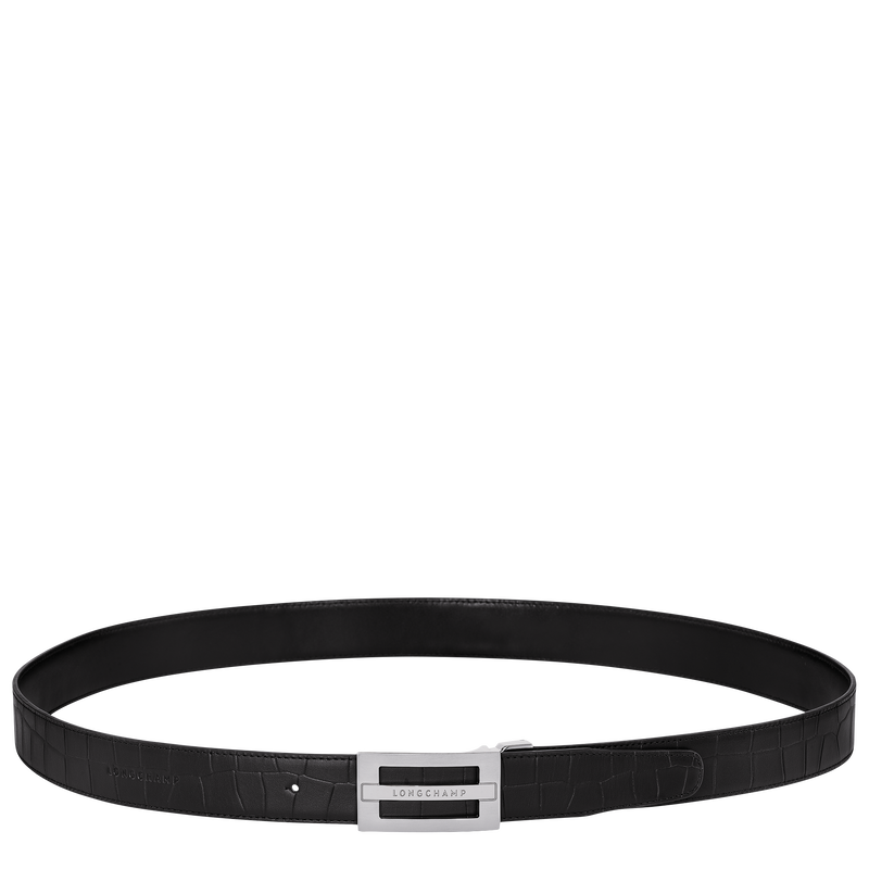 Delta Box Men's belt / Black - Leather