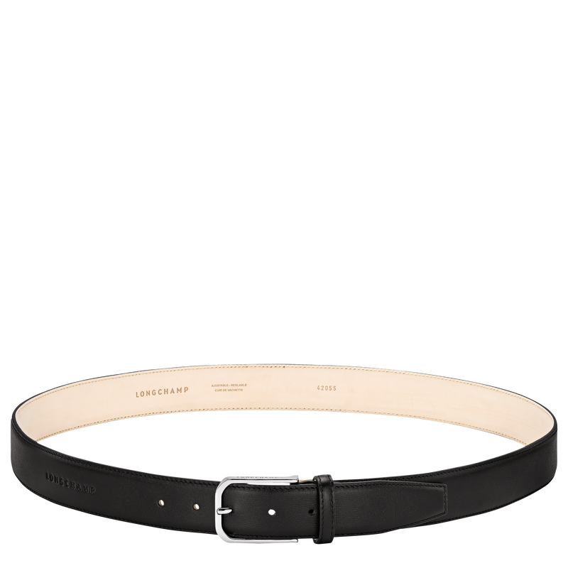 Longchamp Business Men's belt / Black - Leather