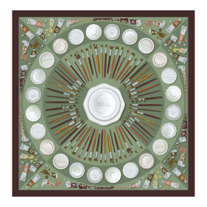 Palette d'Artiste Silk scarf 70 / Ebony - Silk