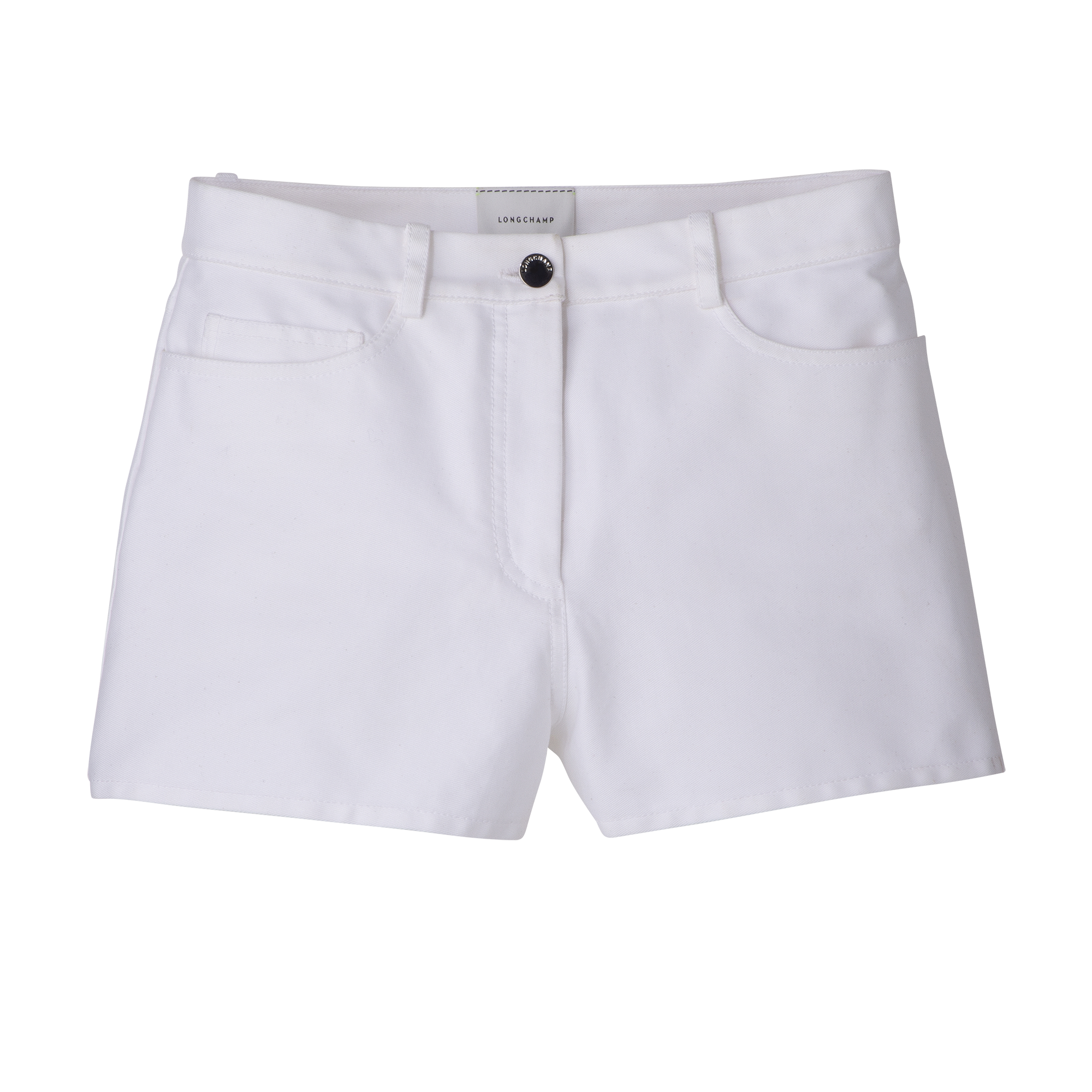 Shorts / White - Gabardine