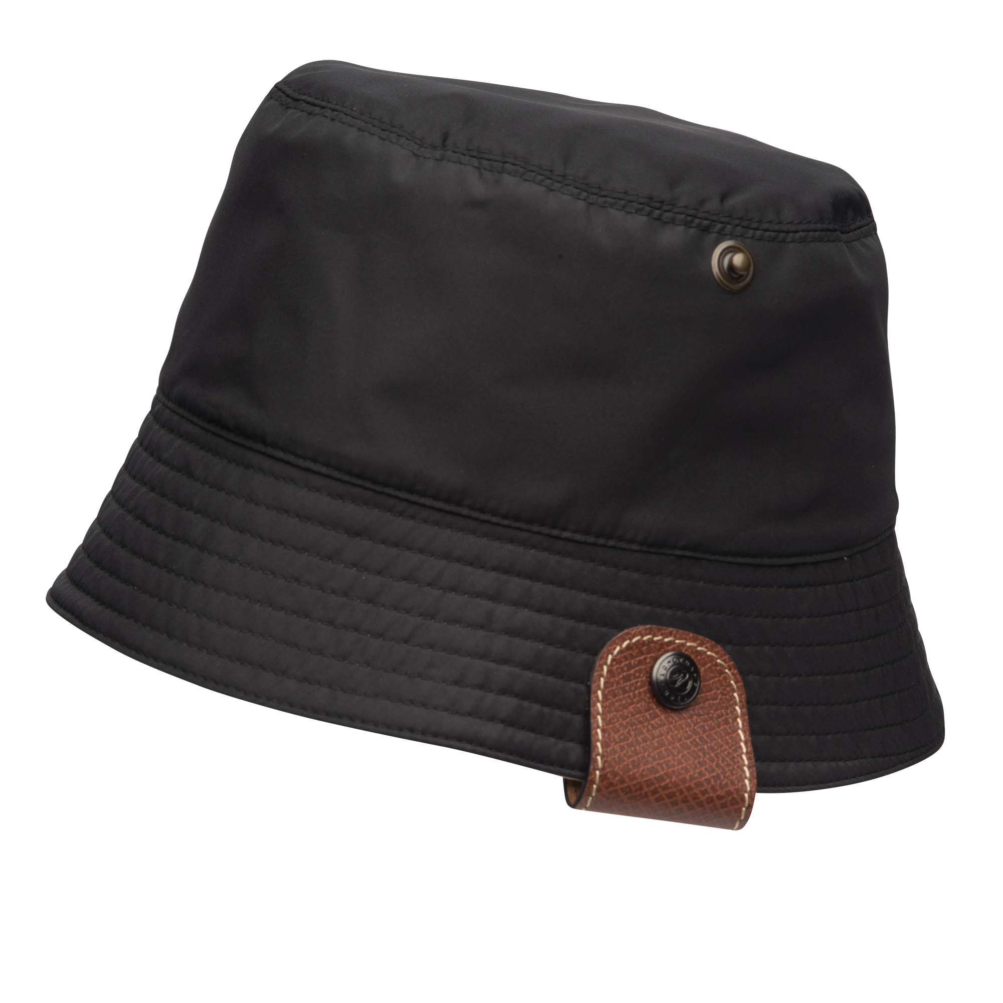 Reversible bucket hat / Black/Paper - Technical taffeta