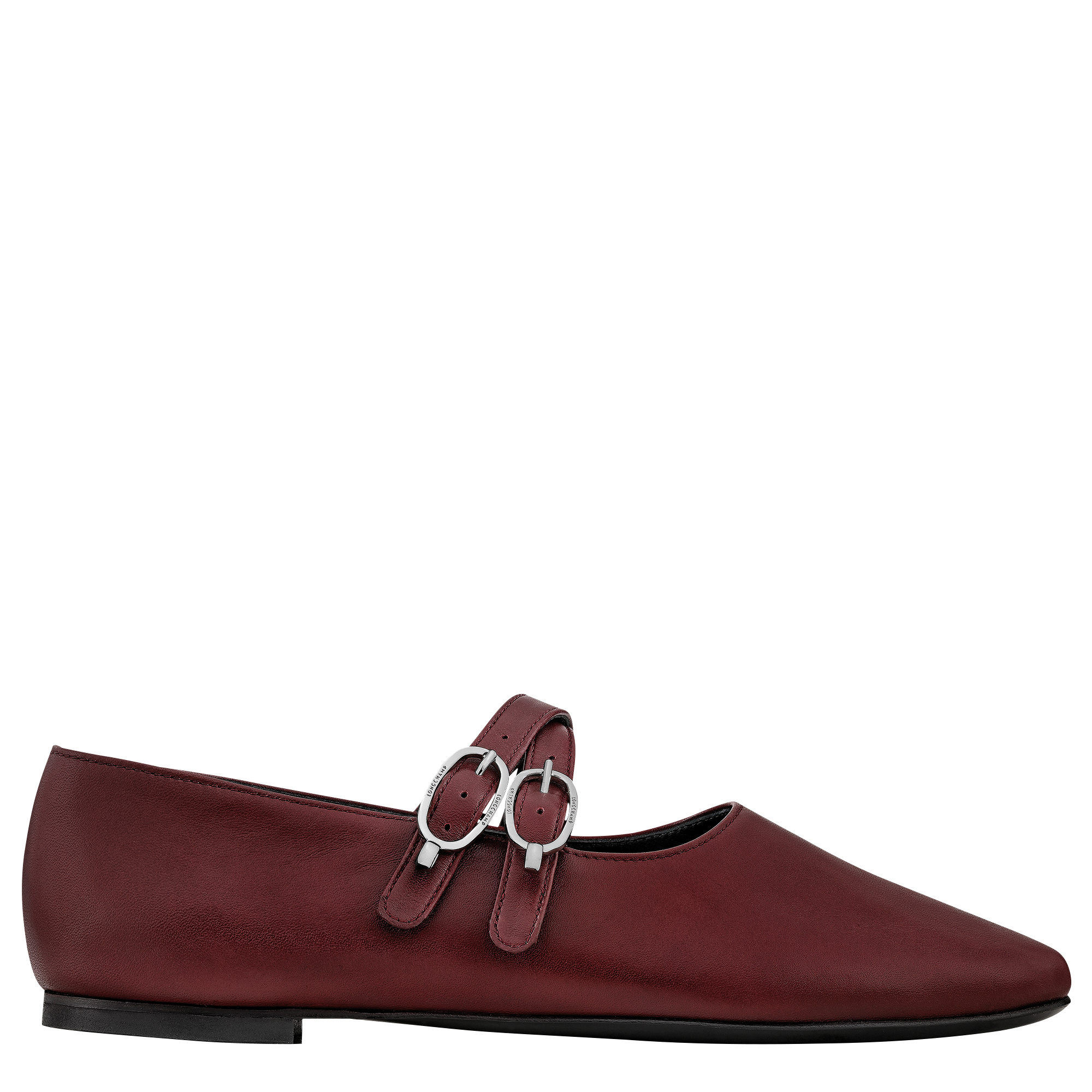 Le Foulonné Ballerinas / Pomegranate - Leather