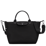 Le Pliage Energy L Handbag / Black - Recycled canvas