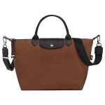Le Pliage Energy L Handbag / Chocolate - Recycled canvas