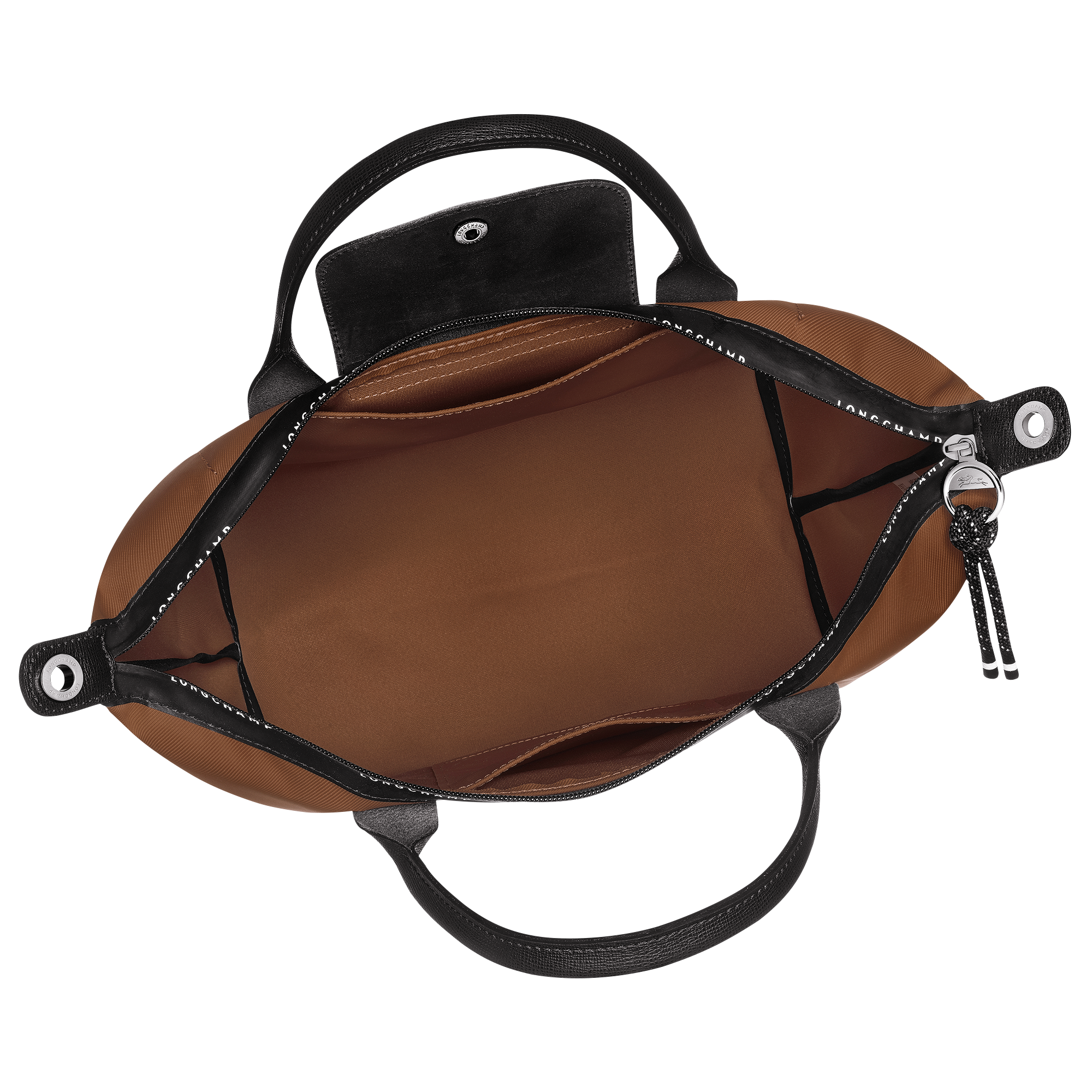 Le Pliage Energy L Handbag / Chocolate - Recycled canvas - 图片 5