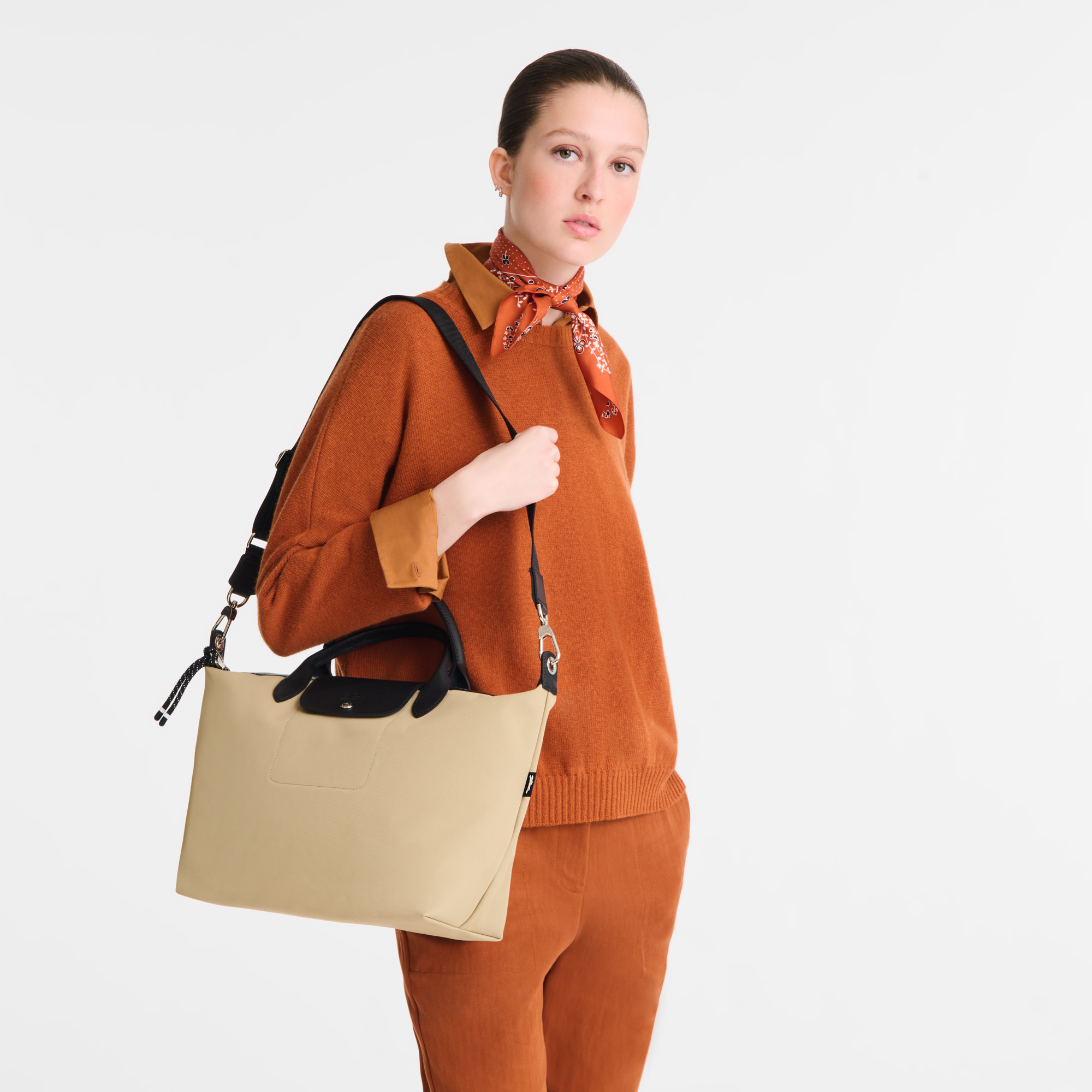 Le Pliage Energy L Handbag / Clay - Recycled canvas - 图片 2