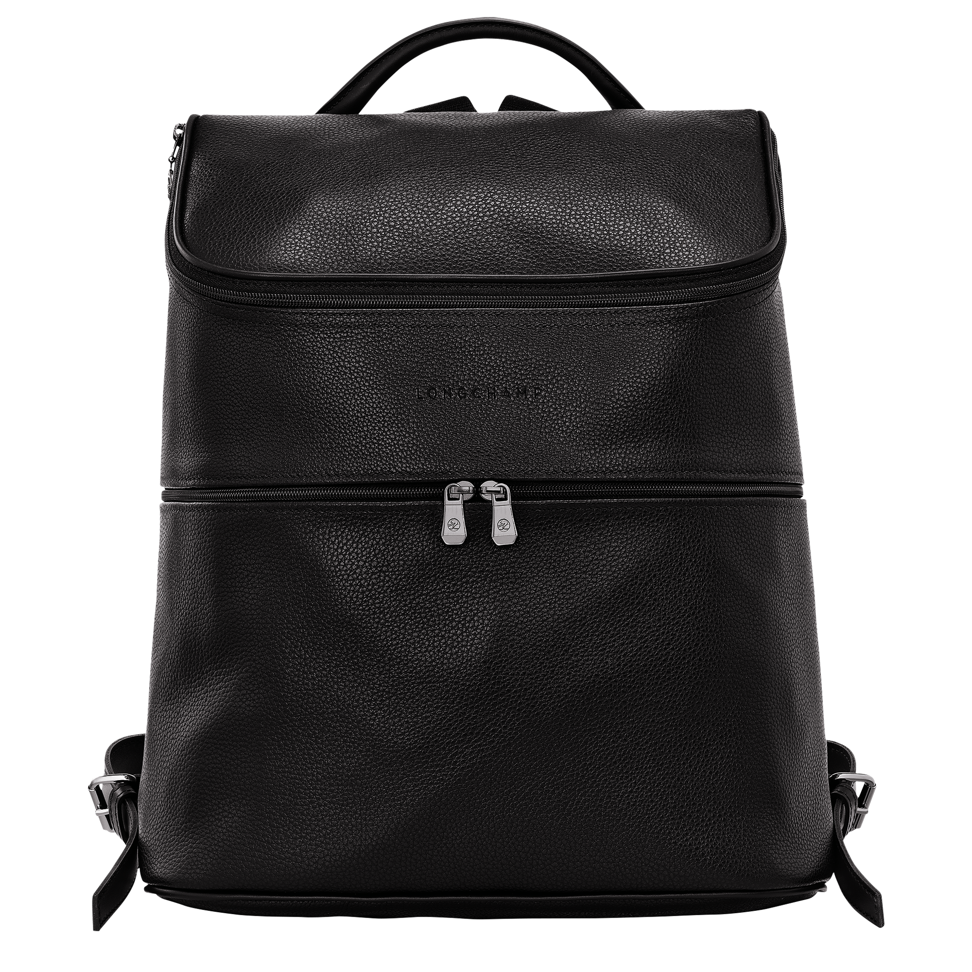 Le Foulonné Backpack / Black - Leather