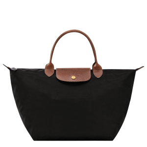 Le Pliage Original M Handbag / Black - Recycled canvas