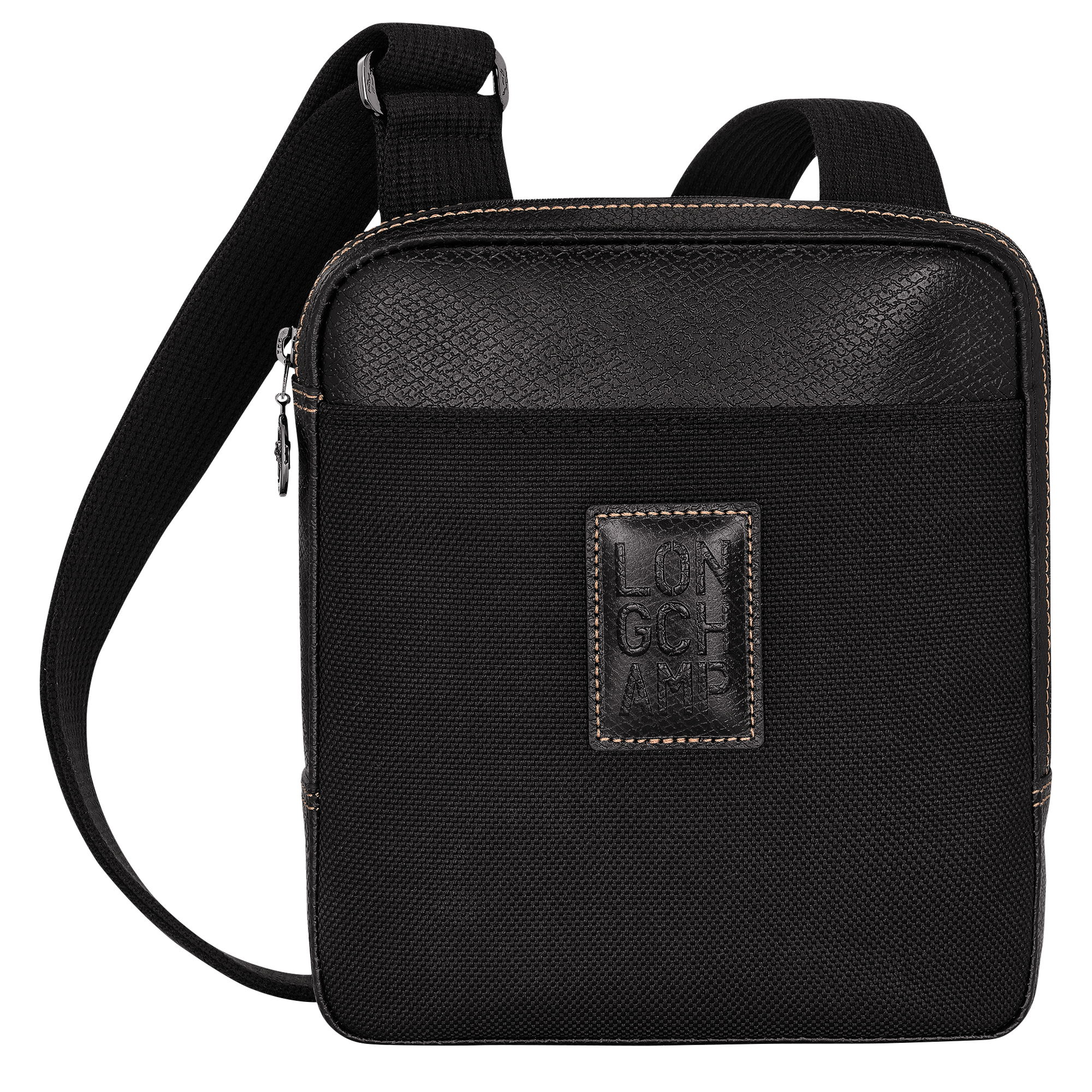 Boxford XS Crossbody bag / Black - Recycled canvas