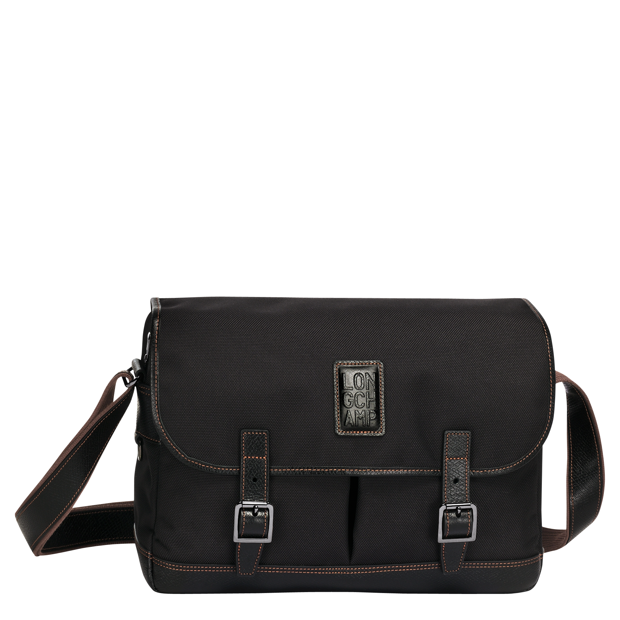 Boxford L Crossbody bag / Black - Recycled canvas