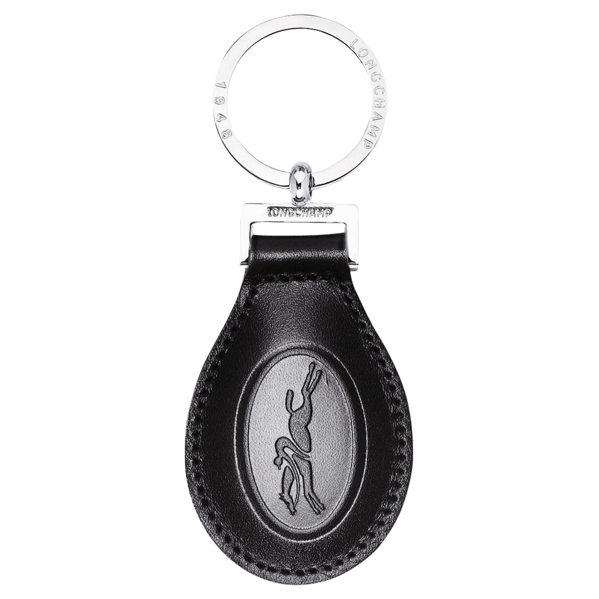 Le Foulonné Key ring / Black - Leather
