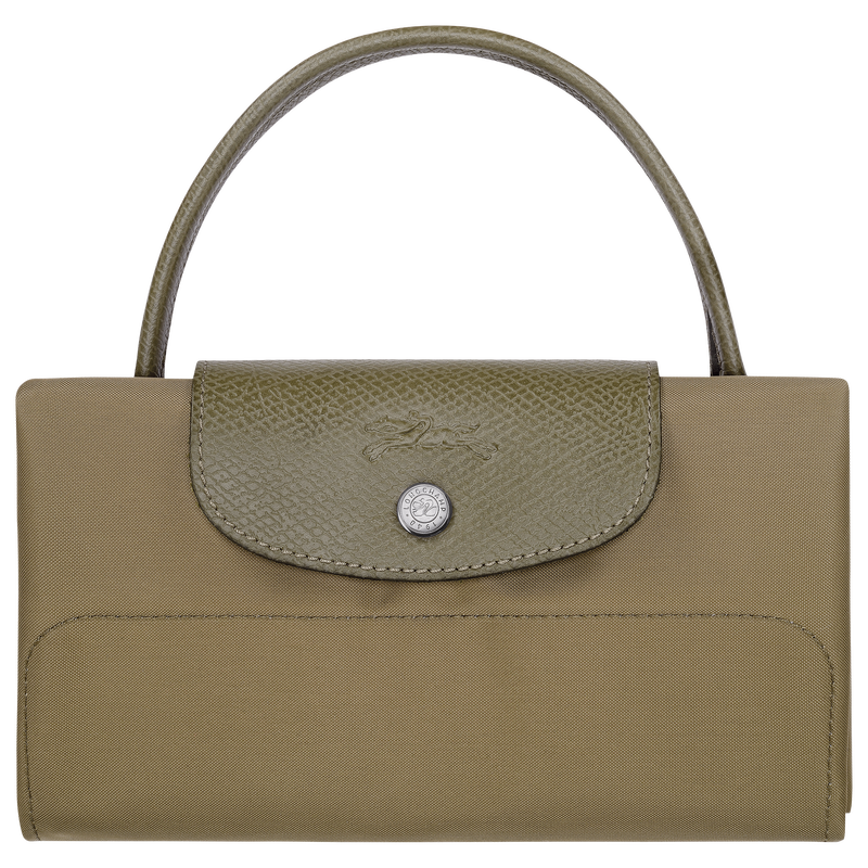 Le Pliage Green M Tote bag / Graphite - Canvas - 图片 8