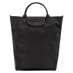 Le Pliage Xtra M Tote bag / Black - Leather