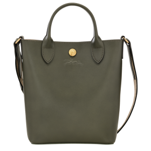 Épure XS Tote bag / Khaki - Leather