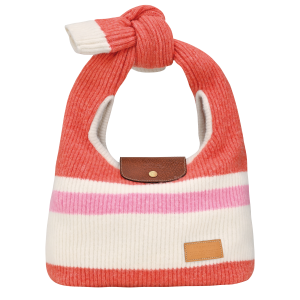 Le Pliage Collection Shoulder bag / Coral/Pink - Knit