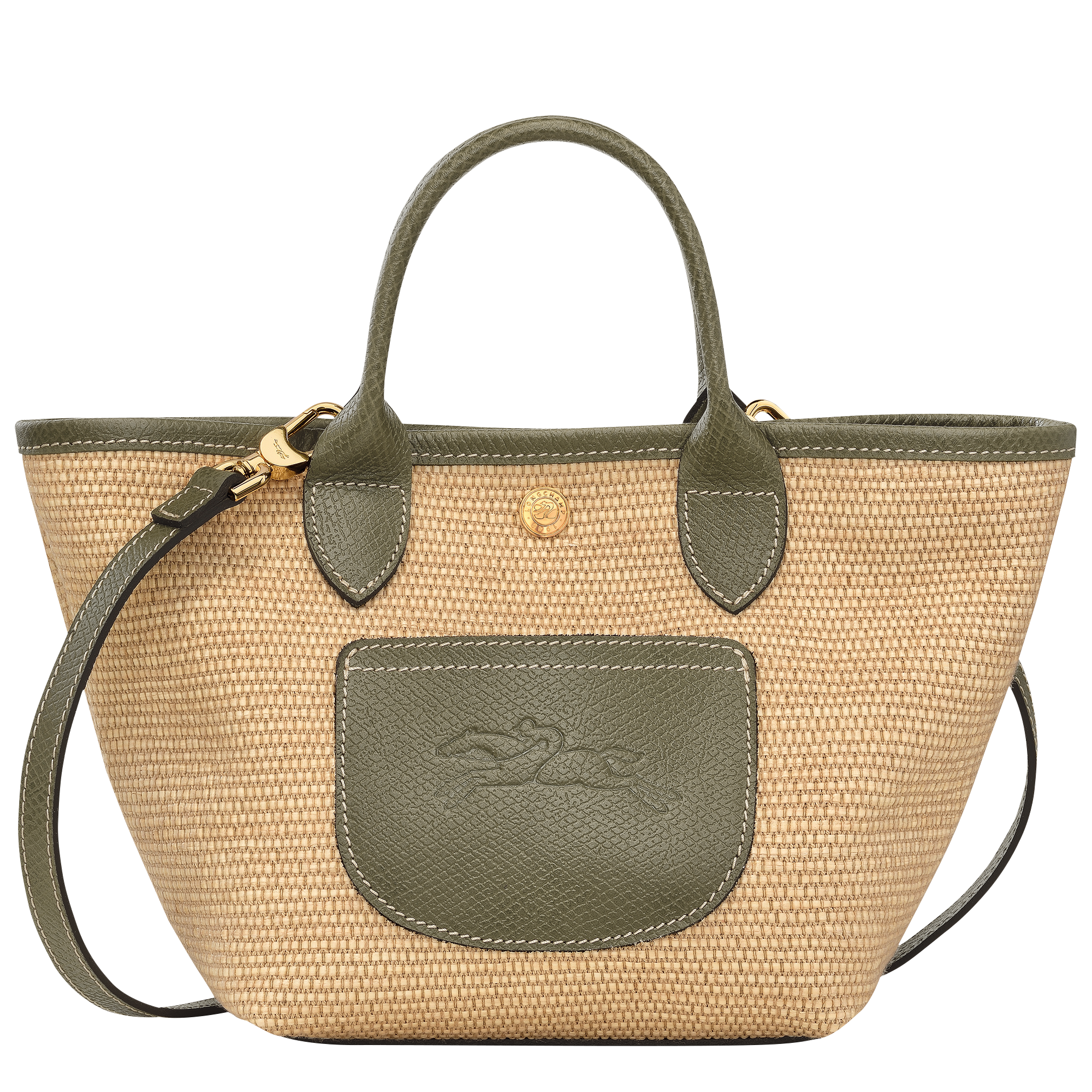 Le Pliage Collection XS Basket bag / Artichoke - Canvas