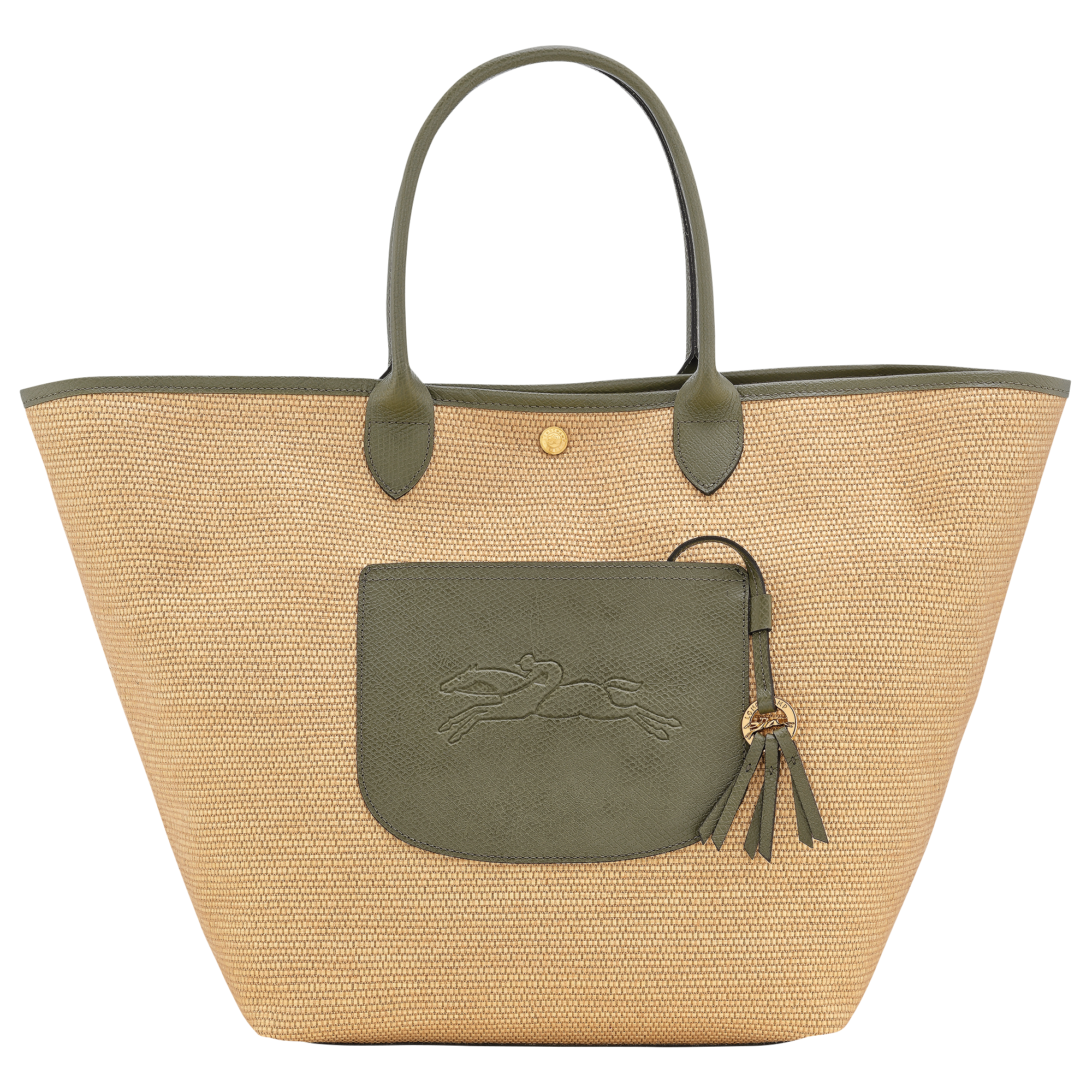 Le Pliage Collection L Basket bag / Artichoke - Canvas