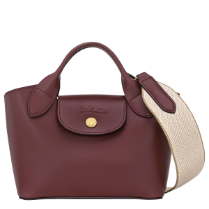 Épure XS Tote bag / Burgundy - Leather