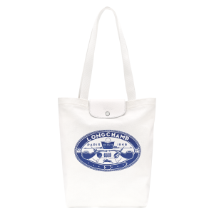 Le Pliage Collection M Tote bag / Ecru - Canvas