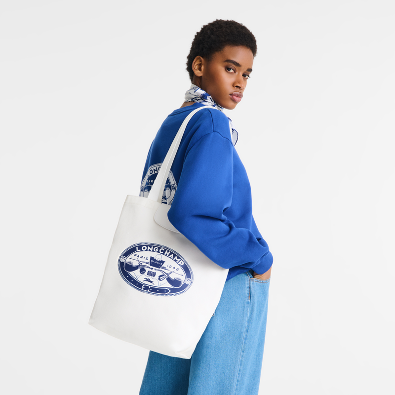 Le Pliage Collection M Tote bag / Cobalt - Canvas - 图片 14