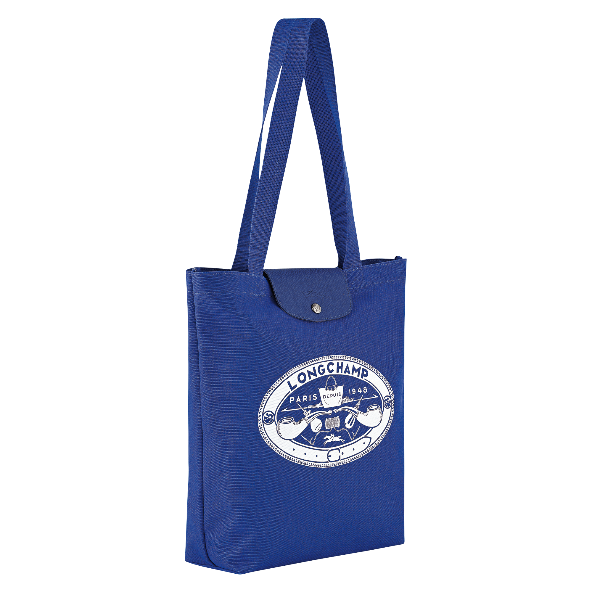 Le Pliage Collection M Tote bag / Cobalt - Canvas - 图片 3