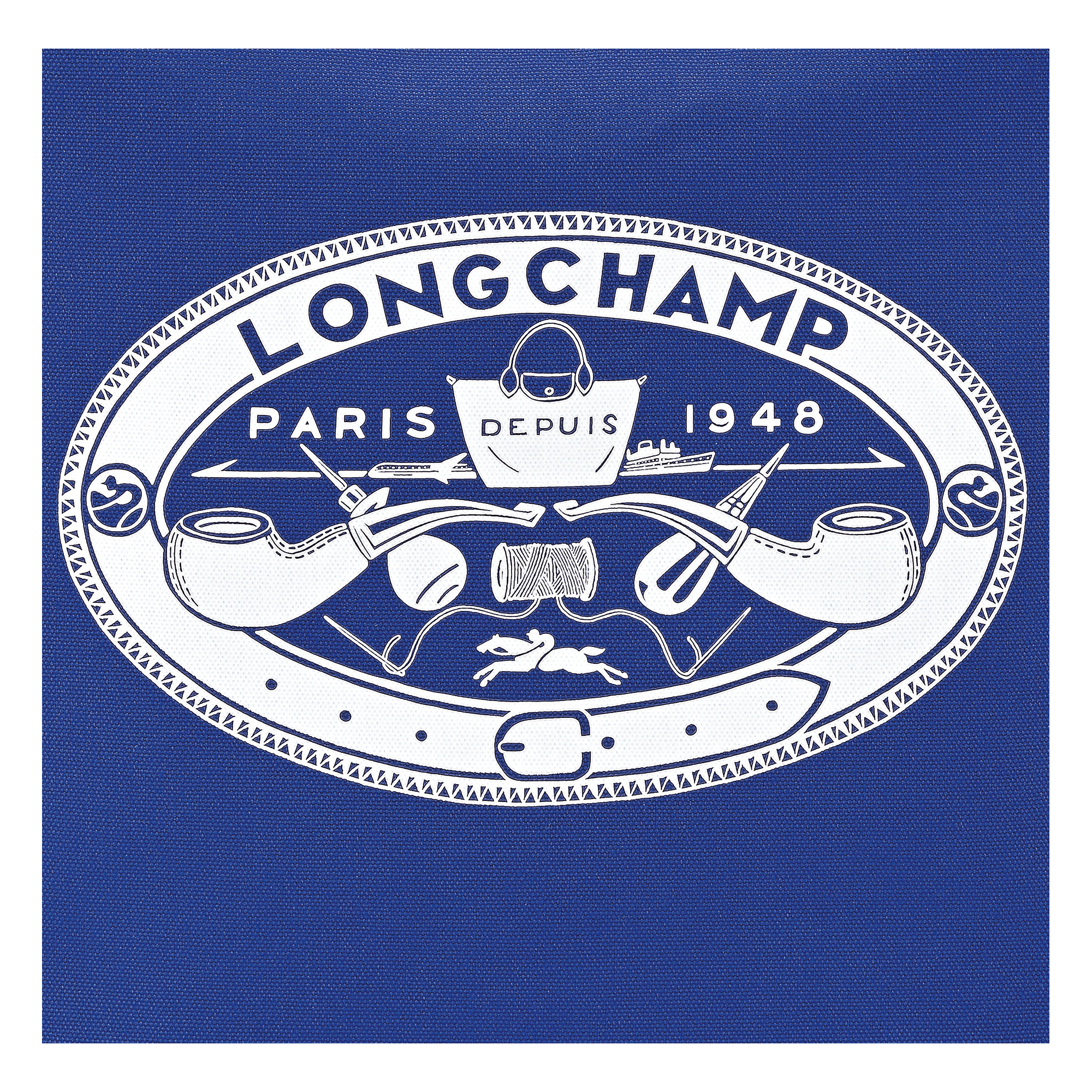 Le Pliage Collection M Tote bag / Cobalt - Canvas - 图片 5