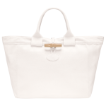 Le Roseau L Tote bag / Ecru - Canvas