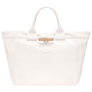 Le Roseau L Tote bag / Ecru - Canvas