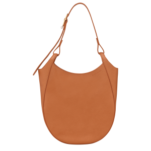Le Foulonné L Hobo bag / Amber - Leather