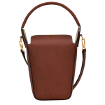 Épure Pop corn bag / Brown - Leather