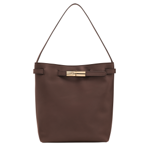 Le Smart Shoulder bag / Mocha - Leather