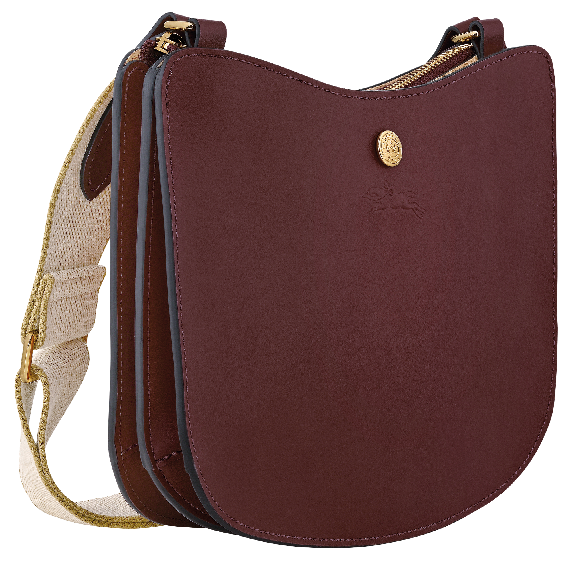 Épure Crossbody bag / Burgundy - Leather - 图片 3